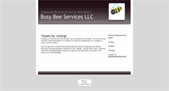 Desktop Screenshot of busybeeservicesllc.com