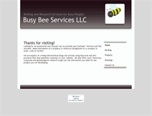 Tablet Screenshot of busybeeservicesllc.com